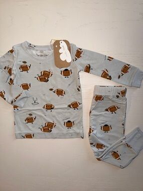 Angel Dear Baby Toddler Pajama Set Football Playing Football 12-18 18-24 months